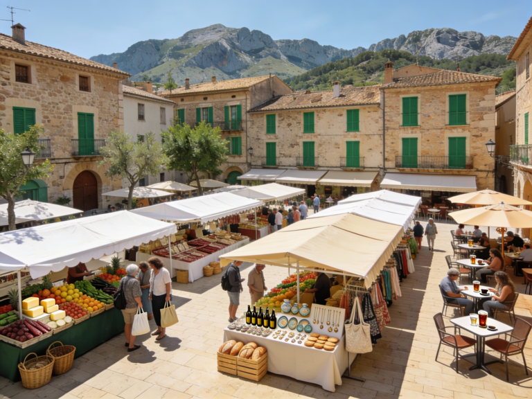 Saturday market, Plaça de la Vila
